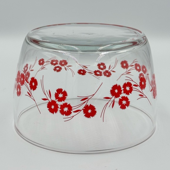 Floral Storage Bowl: Red Wheatflower - Picture 4 of 5